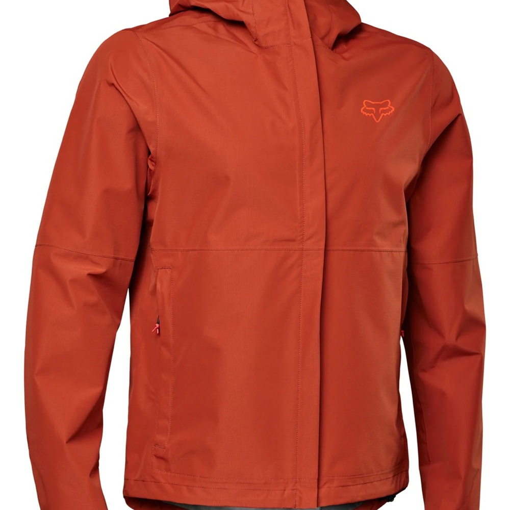 Fox Racing Moto Ranger Packable Rain Jacket - Small Orange Rust - Picture 3 of 8